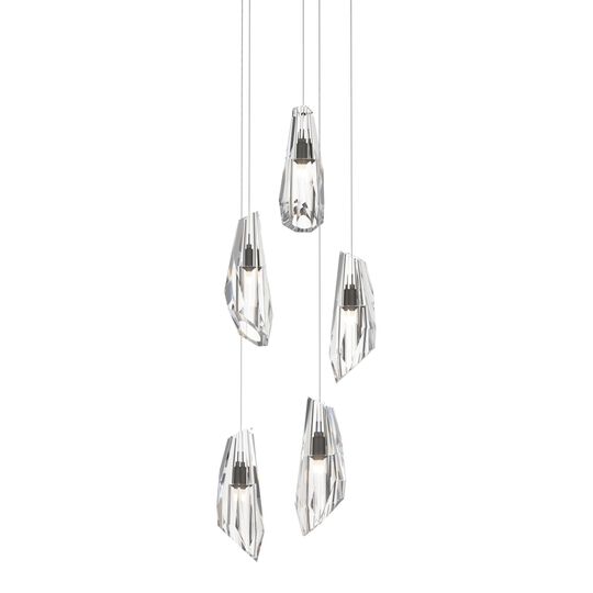 Luma 14 Inch 5 Light Multi Light Pendant by Hubbardton Forge