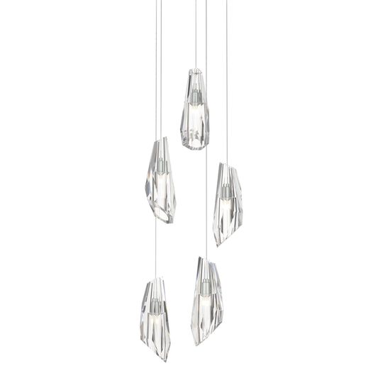Luma 14 Inch 5 Light Multi Light Pendant by Hubbardton Forge