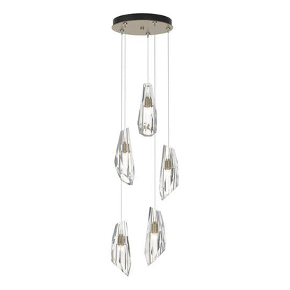 Luma 14 Inch 5 Light Multi Light Pendant by Hubbardton Forge