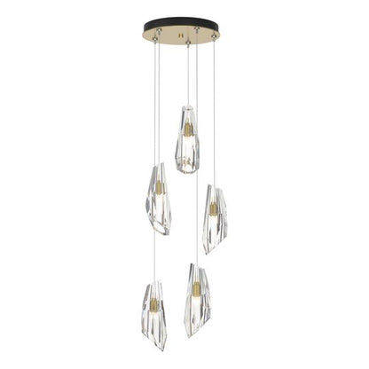 Luma 14 Inch 5 Light Multi Light Pendant by Hubbardton Forge