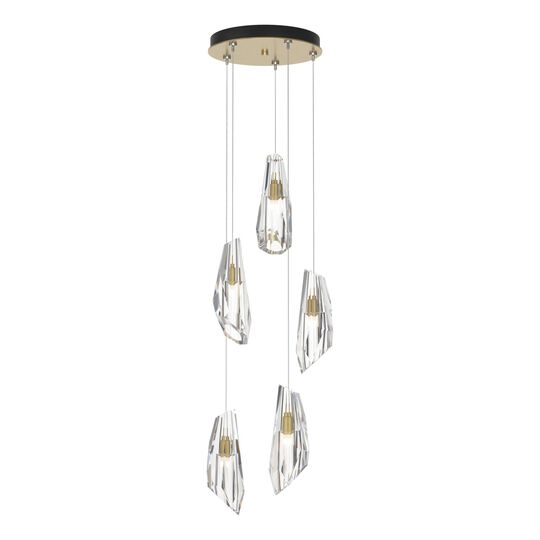Luma 14 Inch 5 Light Multi Light Pendant by Hubbardton Forge