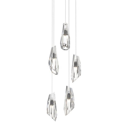 Luma 14 Inch 5 Light Multi Light Pendant by Hubbardton Forge