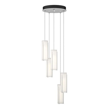 Exos Glass 14 Inch Multi Light Pendant by Hubbardton Forge