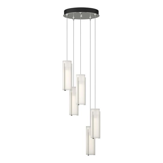 Exos Glass 14 Inch Multi Light Pendant by Hubbardton Forge