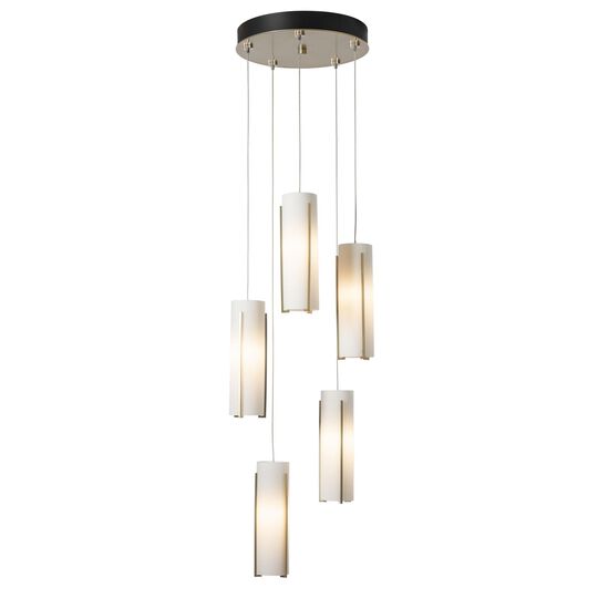 Exos Glass 14 Inch Multi Light Pendant by Hubbardton Forge