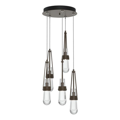 Link 13 Inch 5 Light Multi Light Pendant by Hubbardton Forge