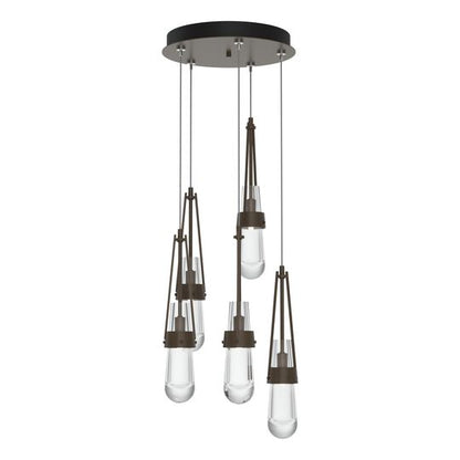 Link 13 Inch 5 Light Multi Light Pendant by Hubbardton Forge