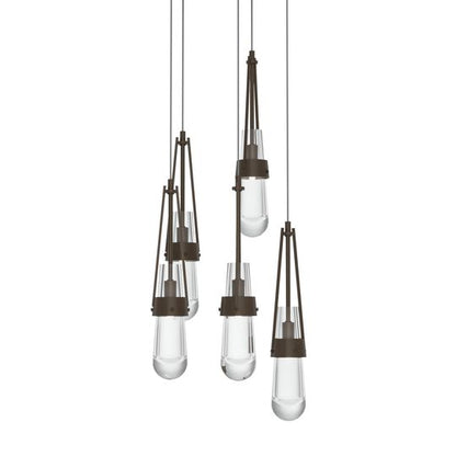 Link 13 Inch 5 Light Multi Light Pendant by Hubbardton Forge