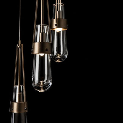 Link 13 Inch 5 Light Multi Light Pendant by Hubbardton Forge