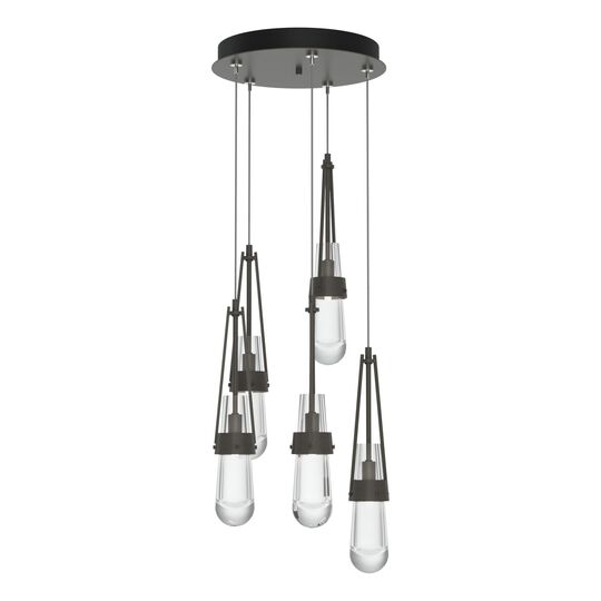 Link 13 Inch 5 Light Multi Light Pendant by Hubbardton Forge