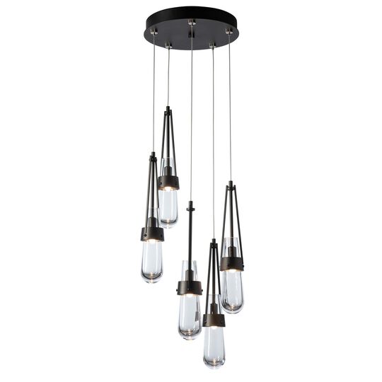 Link 13 Inch 5 Light Multi Light Pendant by Hubbardton Forge