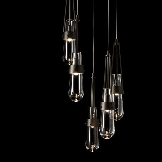 Link 13 Inch 5 Light Multi Light Pendant by Hubbardton Forge