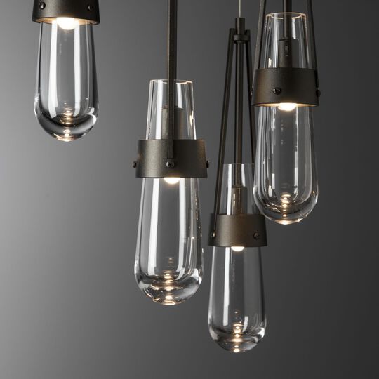 Link 13 Inch 5 Light Multi Light Pendant by Hubbardton Forge
