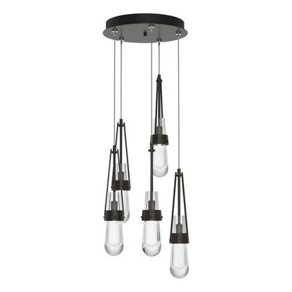 Link 13 Inch 5 Light Multi Light Pendant by Hubbardton Forge