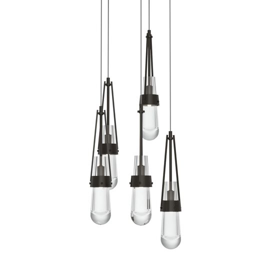 Link 13 Inch 5 Light Multi Light Pendant by Hubbardton Forge