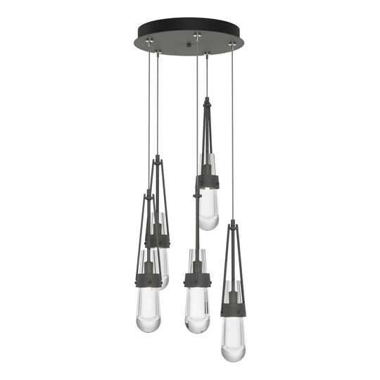 Link 13 Inch 5 Light Multi Light Pendant by Hubbardton Forge