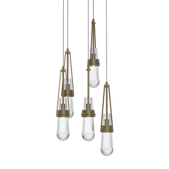 Link 13 Inch 5 Light Multi Light Pendant by Hubbardton Forge