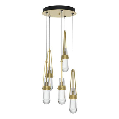 Link 13 Inch 5 Light Multi Light Pendant by Hubbardton Forge