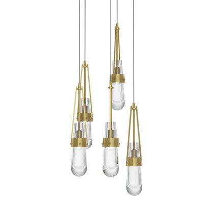 Link 13 Inch 5 Light Multi Light Pendant by Hubbardton Forge