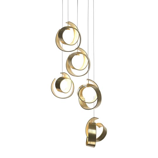 Riza 19 Inch 5 Light Multi Light Pendant by Hubbardton Forge