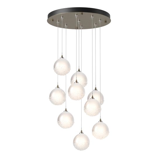Fritz 20 Inch 9 Light Multi Light Pendant by Hubbardton Forge