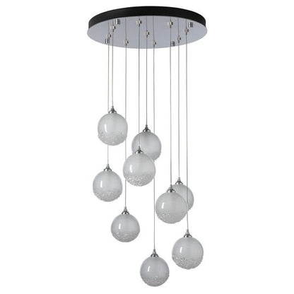 Fritz 20 Inch 9 Light Multi Light Pendant by Hubbardton Forge