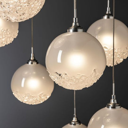 Fritz 20 Inch 9 Light Multi Light Pendant by Hubbardton Forge