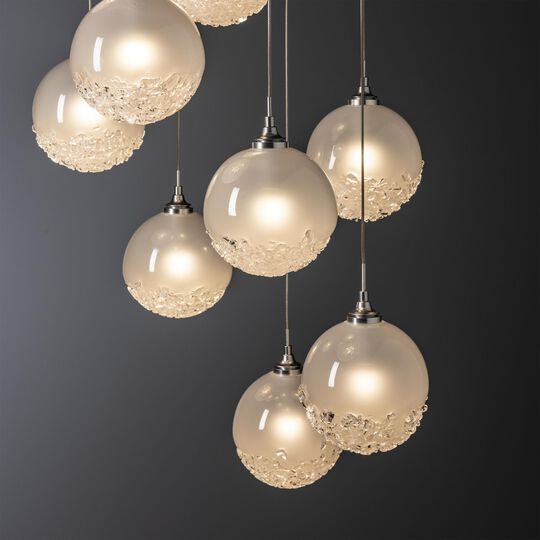 Fritz 20 Inch 9 Light Multi Light Pendant by Hubbardton Forge