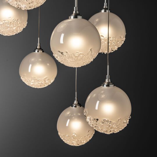 Fritz 20 Inch 9 Light Multi Light Pendant by Hubbardton Forge