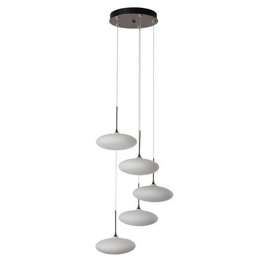 Clouds 20 Inch 5 Light Multi Light Pendant by Hubbardton Forge