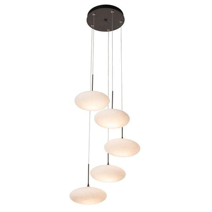 Clouds 20 Inch 5 Light Multi Light Pendant by Hubbardton Forge