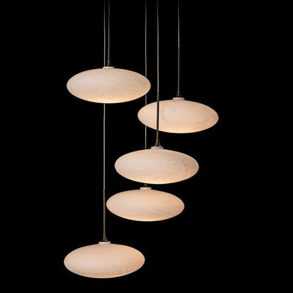 Clouds 20 Inch 5 Light Multi Light Pendant by Hubbardton Forge