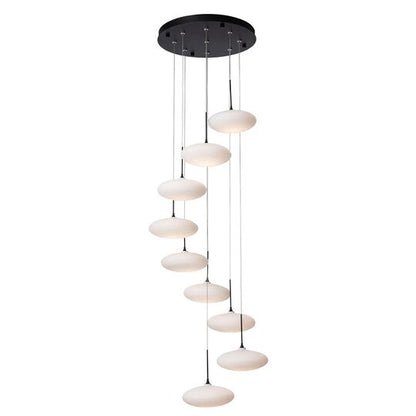 Clouds 23 Inch Multi Light Pendant by Hubbardton Forge