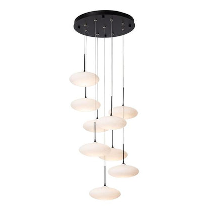 Clouds 23 Inch Multi Light Pendant by Hubbardton Forge