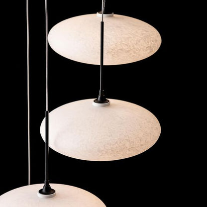 Clouds 23 Inch Multi Light Pendant by Hubbardton Forge