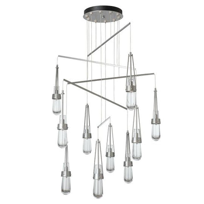 Link 35 Inch 10 Light Multi Light Pendant by Hubbardton Forge