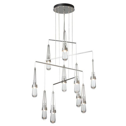 Link 35 Inch 10 Light Multi Light Pendant by Hubbardton Forge