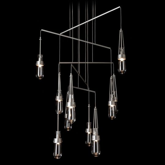 Link 35 Inch 10 Light Multi Light Pendant by Hubbardton Forge