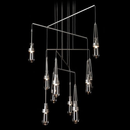 Link 35 Inch 10 Light Multi Light Pendant by Hubbardton Forge
