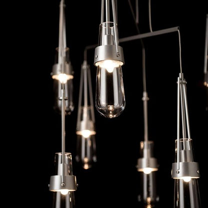 Link 35 Inch 10 Light Multi Light Pendant by Hubbardton Forge