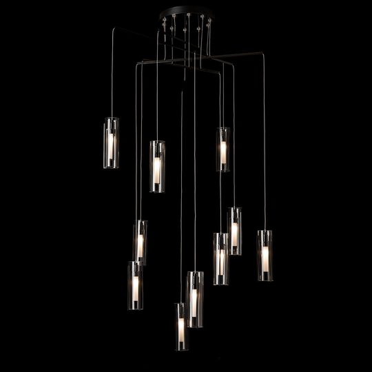 Exos 35 Inch 10 Light Multi Light Pendant by Hubbardton Forge
