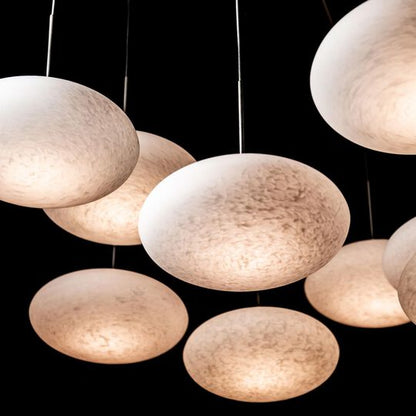 Clouds 42 Inch 10 Light Multi Light Pendant by Hubbardton Forge