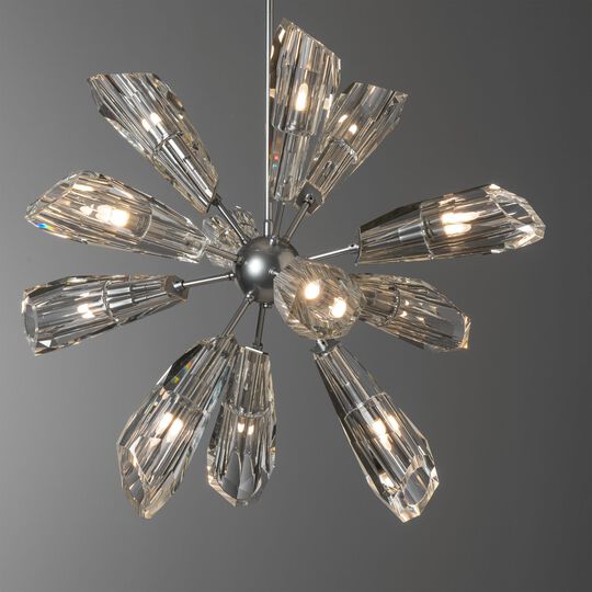 Luma 32 Inch 12 Light Multi Light Pendant by Hubbardton Forge