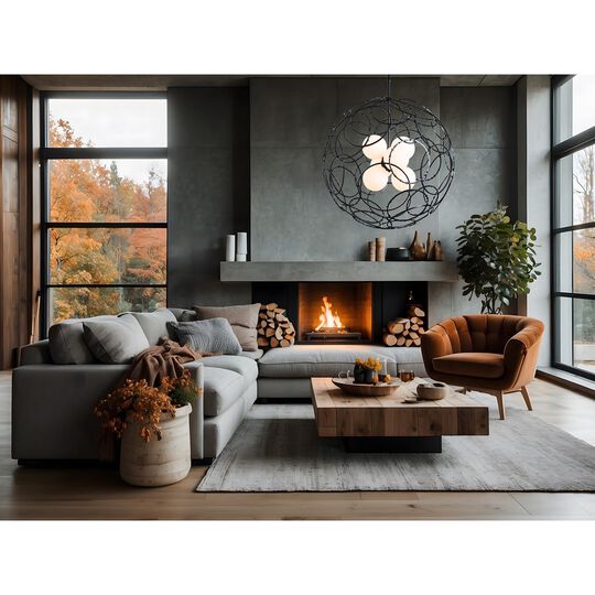 Olympus 31 Inch Pendant Light by Hubbardton Forge