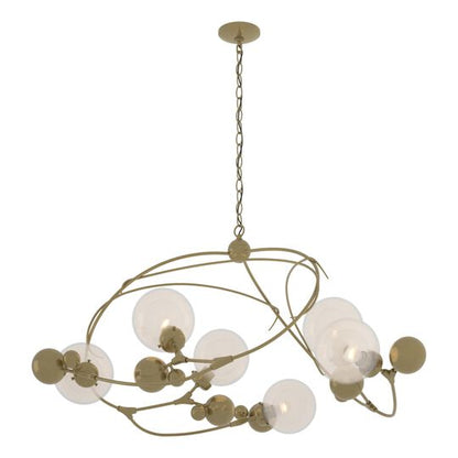 Sprig 49 Inch 6 Light Multi Light Pendant by Hubbardton Forge