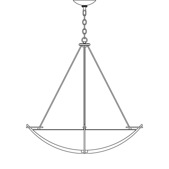 Compass Large Pendant Light by Hubbardton Forge