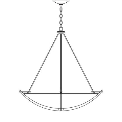 Compass Large Pendant Light by Hubbardton Forge