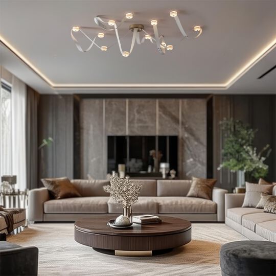 Snaps 45 Inch 12 Light Multi Light Pendant by Hubbardton Forge