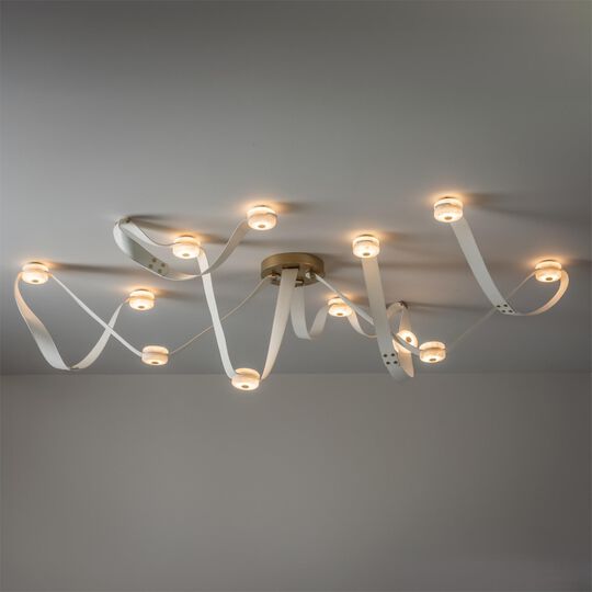 Snaps 45 Inch 12 Light Multi Light Pendant by Hubbardton Forge