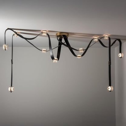Snaps 45 Inch 12 Light Multi Light Pendant by Hubbardton Forge